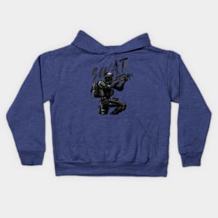 SWAT Police Unit Kids Hoodie